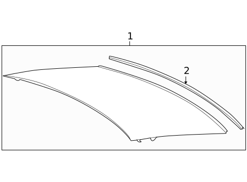 Glass & Hardware - Back for 2013 Jaguar XJ #0