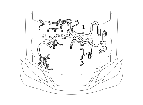 Wiring Harness for 2010 Lexus RX350 #0