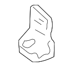 F4ZZ19B594B - HVAC: Condenser Mount Bracket for Ford: Mustang Image