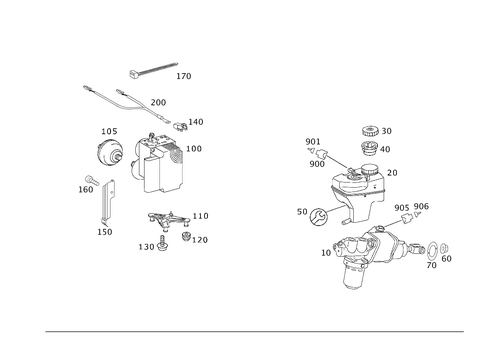 Brake Booster for 2012 Mercedes-Benz SL550 #0
