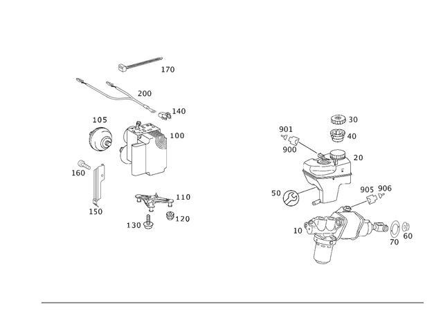 4300712 - Brakes: Operating Unit for Mercedes-Benz: CLS500, CLS55 AMG, CLS550, CLS63 AMG, E320, E500, E55 AMG, SL500, SL55 AMG, SL550, SL600, SL63 AMG, SL65 AMG Image image