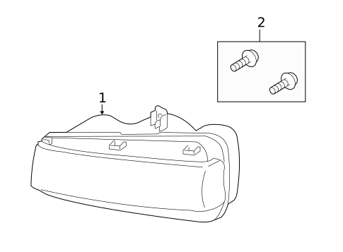 Park & Signal Lamps for 2009 Mazda CX-7 #0