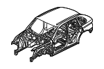95850091000GRV - Body: Body for Porsche: Cayenne Image