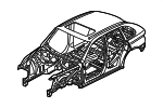 95850091001GRV - Body: Body for Porsche: Cayenne Image