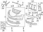 11570498 - Body: Bumper Cover Upper Bolt for GM Image