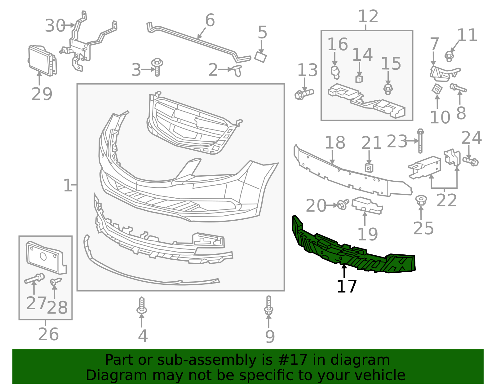GM Bumper Impact Absorber - Crash Energy Dissipation - Part #09054681 ...