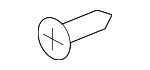 9423101 - Body: License Bracket Screw for GM Image