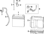 315213B0A00 - Electrical: Battery Tray for Honda: CR-V Image