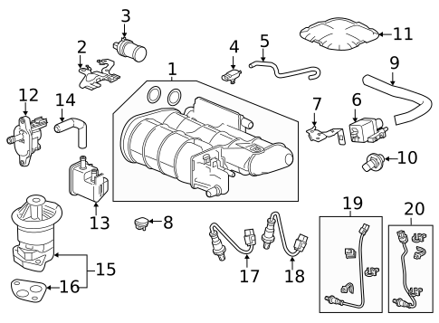 Powertrain Control for 2017 Acura TLX #1