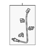 365425G0A01 - Emission System: Lower Oxygen Sensor for Acura Image