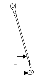 153010P040 - : Engine Oil Dipstick for Lexus Image