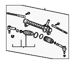 4850078J04 - : Steering Gear for Suzuki Image