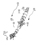 68447681AA - Electrical: Nitrogen Oxide Sensor for Mopar Image