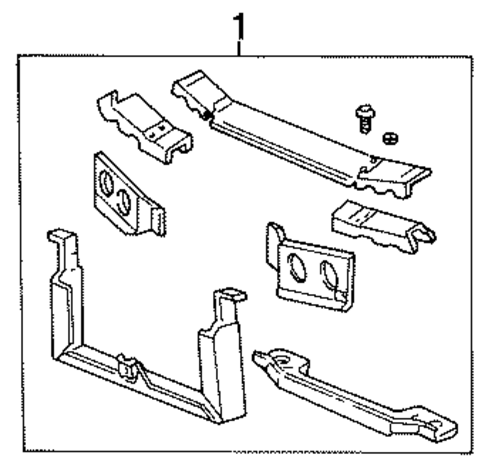 Radiator Support for 2001 Ford Windstar #0