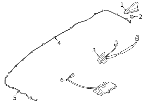 Antenna & Radio for 2021 Hyundai Elantra #0