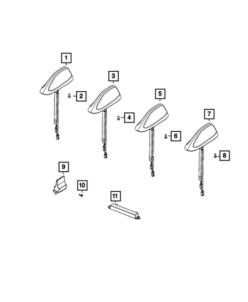 Radio, Antenna, Speakers, DVD, and Video systems for 2021 Chrysler Voyager #0