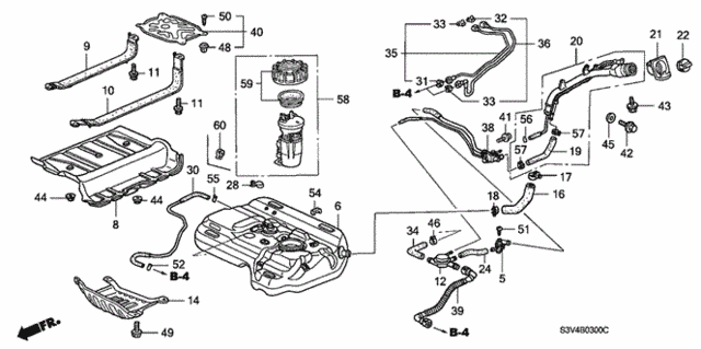 Fuel Tank (1) for 2002 Acura MDX #0