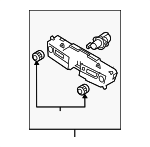 97250B11204X - Body: Heater Control for Hyundai Image