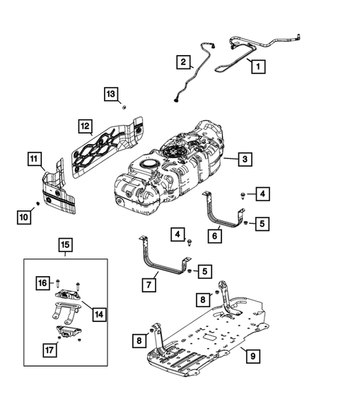 Fuel Tank for 2023 Jeep Grand Wagoneer #0