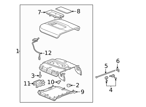 Center Console for 2022 GMC Yukon #8