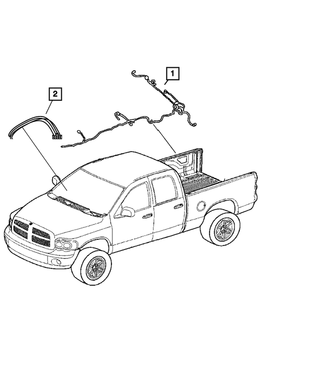 68238313AD - Electrical: Chassis Wiring for Mopar Image