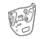 Front Passenger Side Door Water Deflector