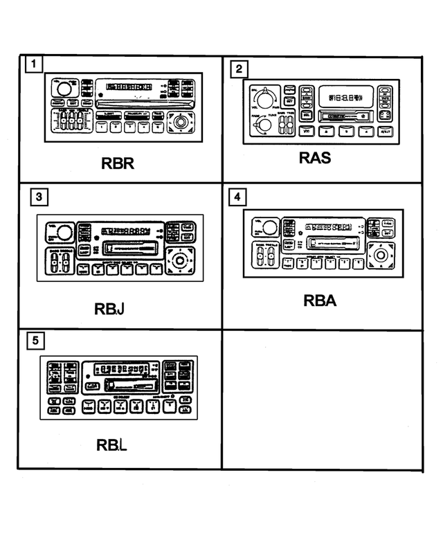 4704373AE - Instrument Panel and Radios and Consoles: Am/fm With Cd And Equalizer Radio for Mopar Image