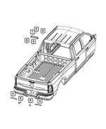 68338769AD - Electrical: Rear Fog Lamp, Left for Mopar Image