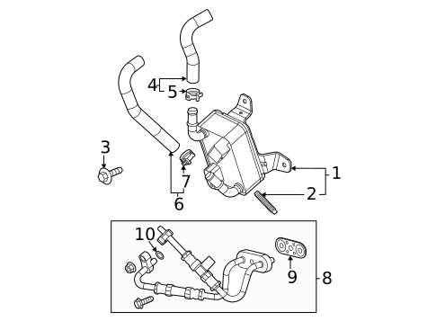 Oil Cooler for 2022 Cadillac CT5 #0