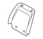 52109173668 - Body: Seat Back Panel for BMW: 528i, 528i xDrive, 535d, 535d xDrive, 535i, 535i GT, 535i GT xDrive, 535i xDrive, 550i, 550i GT, 550i GT xDrive, 550i xDrive, 750i, 750Li, ActiveHybrid 5 Image