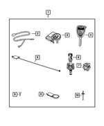 5026162AO - Mopar Accessories - Component Parts: Keyless Entry Receiver for Mopar Image