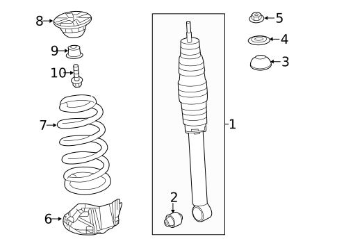 Shocks & Components for 2017 Acura RDX #0