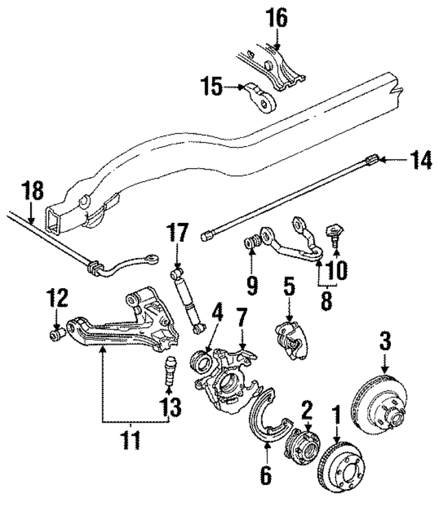 12376166 - Suspension: Lower Control Arm for GM Image