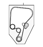 31251254 - : Timing Belt for Volvo Image