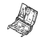 LR156818 - Body: Seat Frame for Land Rover: Range Rover Evoque, Range Rover Sport Image