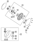 R8020952AA - 4-Speed; Automatic VLP Transaxle: Transmission Oil Pump, Remanufactured for Mopar Image