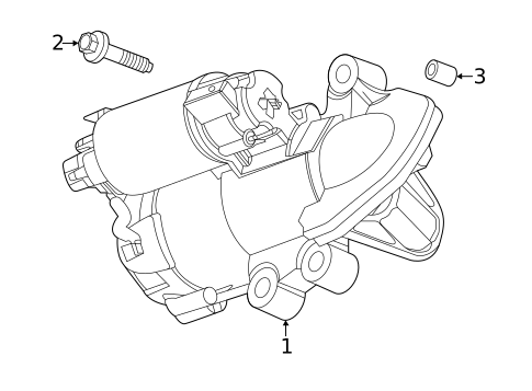 Starter for 2022 Cadillac CT4 #1
