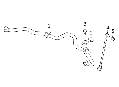 Stabilizer Bar & Components for 2024 Acura RDX #0
