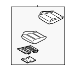 88100D9201BGM - : Cushion Assembly for Kia: Sportage Image