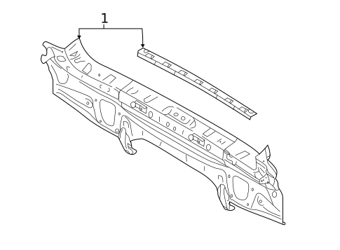 Rear Body for 2024 Subaru Ascent #0