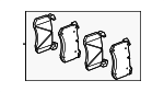 4215702 - : Brake Pads for Mercedes-Benz Image