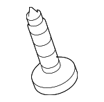 MN177310 - Body: Sun-visor Screw for Mitsubishi: Eclipse, Endeavor Image