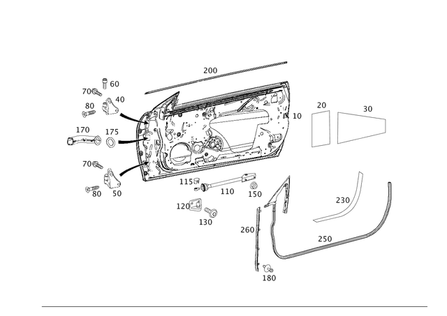 2166820608 - Front Doors: Damping for Mercedes-Benz: CL550, CL600, CL63 AMG, CL65 AMG Image image