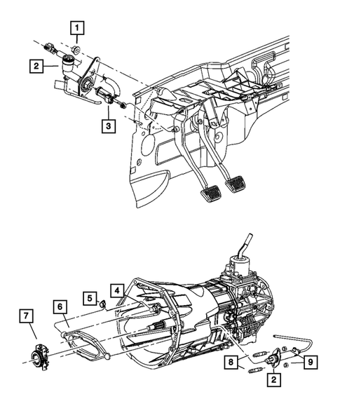 Clutch Controls for 2006 Jeep Liberty #0