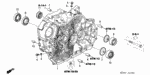 23225P7W000 - Transmission - Automatic: PLATE, OIL GUIDE for Honda Image