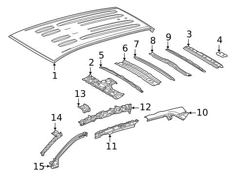 Roof & Components for 2022 Toyota RAV4 #1