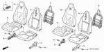 4810SB3000 - Interior/Bumper: C-CLIP SET, TRIM FASTENER (30 PIECES) for Honda Image