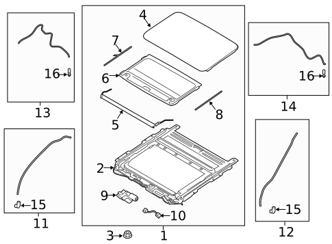 Sunroof for 2021 Kia Telluride #0