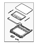 81600S9000GYT - Body: Sunroof Assembly for Kia: Telluride Image