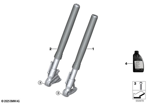 Telescopic Forks, Telelever for 2026 BMW-Motorrad R 1300 RS #2